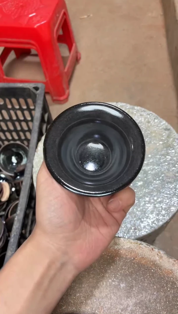 茶盏真柴烧建盏换点柴火