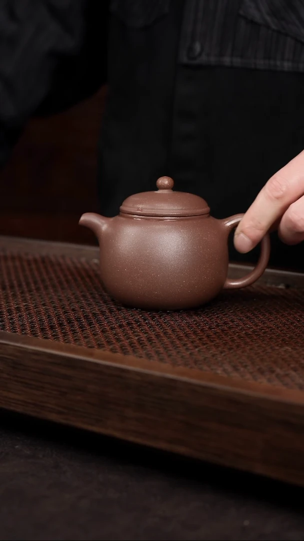 【闪购商品】紫砂茶壶老紫泥匏尊壶