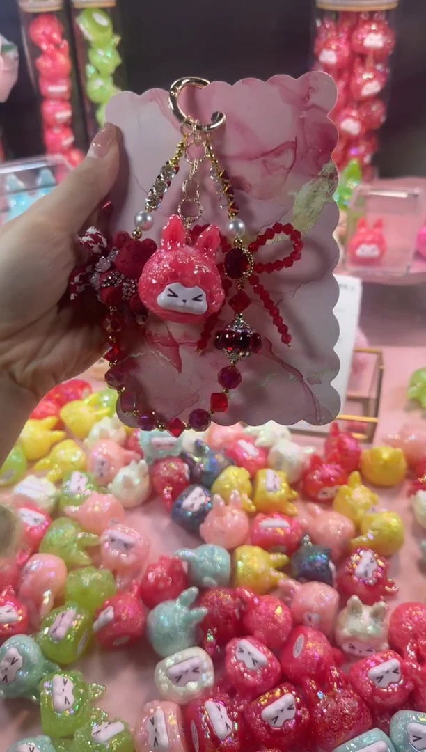 树脂纯手工钥匙链1条3号