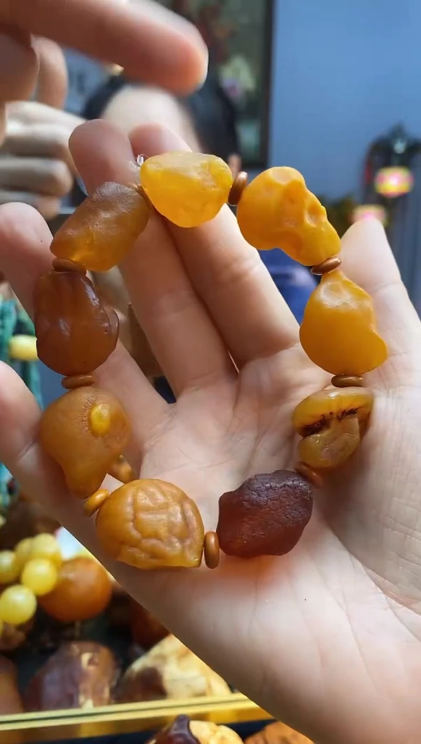 未镶嵌琥珀手串手串