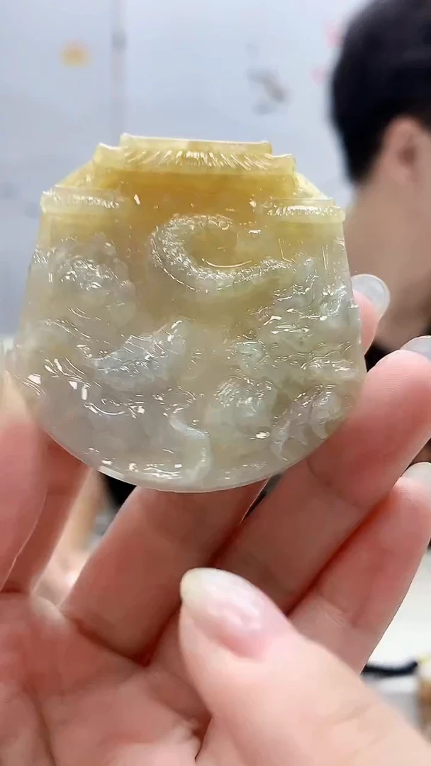 定制翡翠未镶嵌4866lr-毛货挂件49
