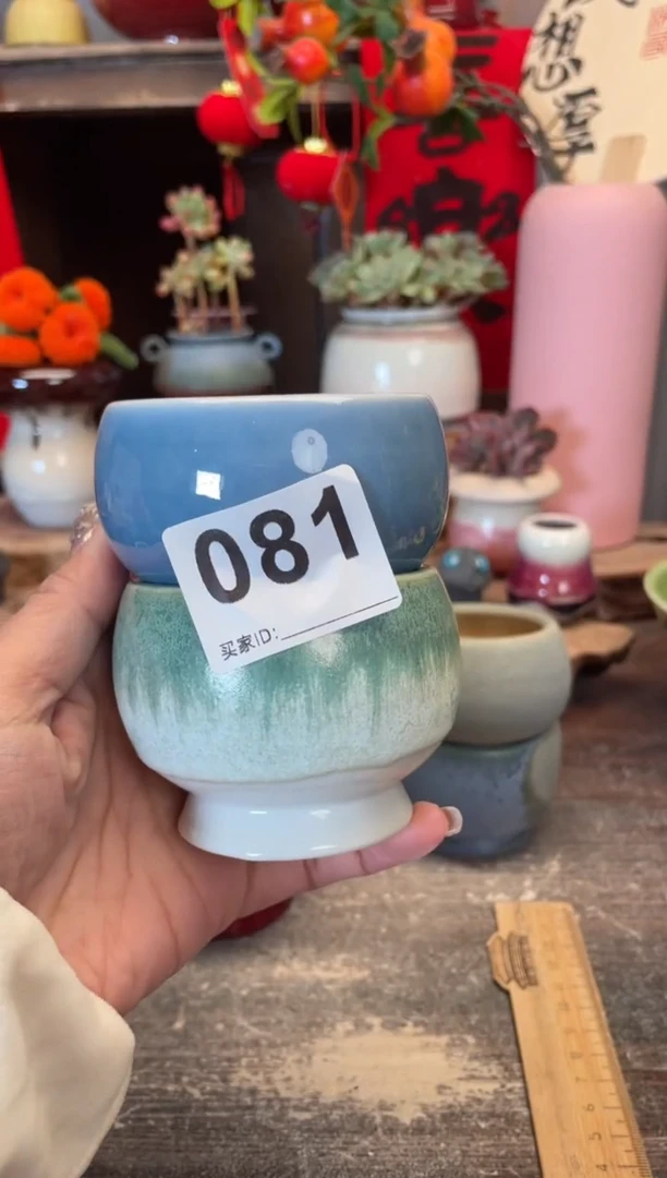 【闪购商品】摆件081知木小芳花盆