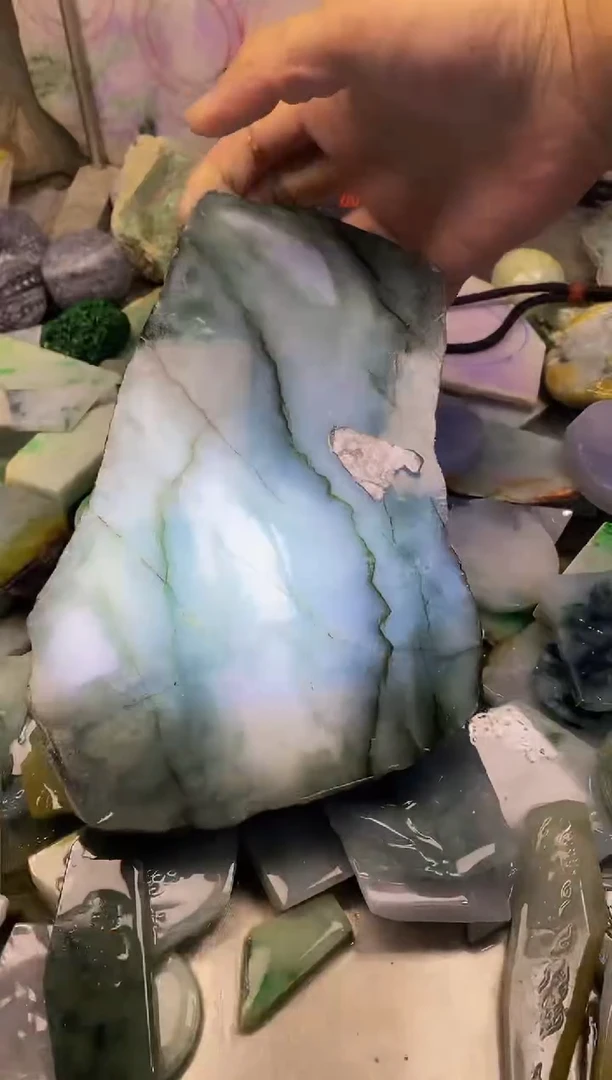 散珠翡翠天然缅甸翡翠A货489