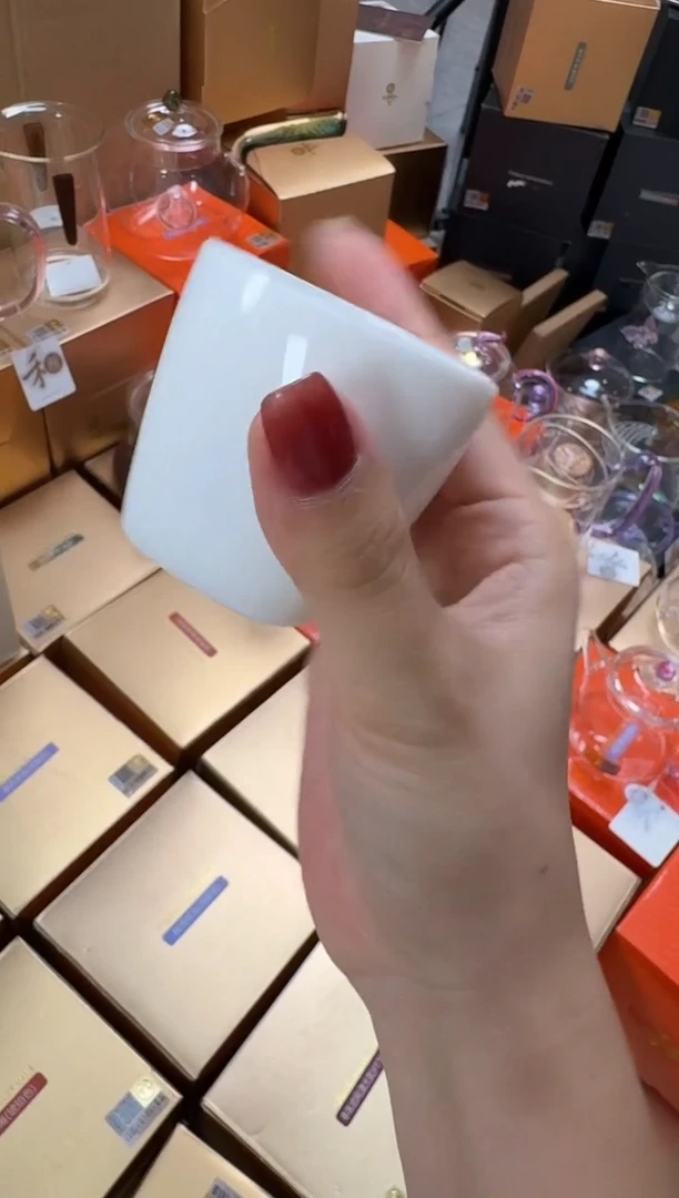 @@禾器晶彩道义杯-白瓷