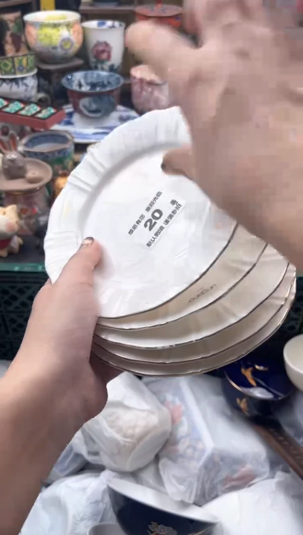 瓷片小*蛋20号九姑娘工艺品瓷器