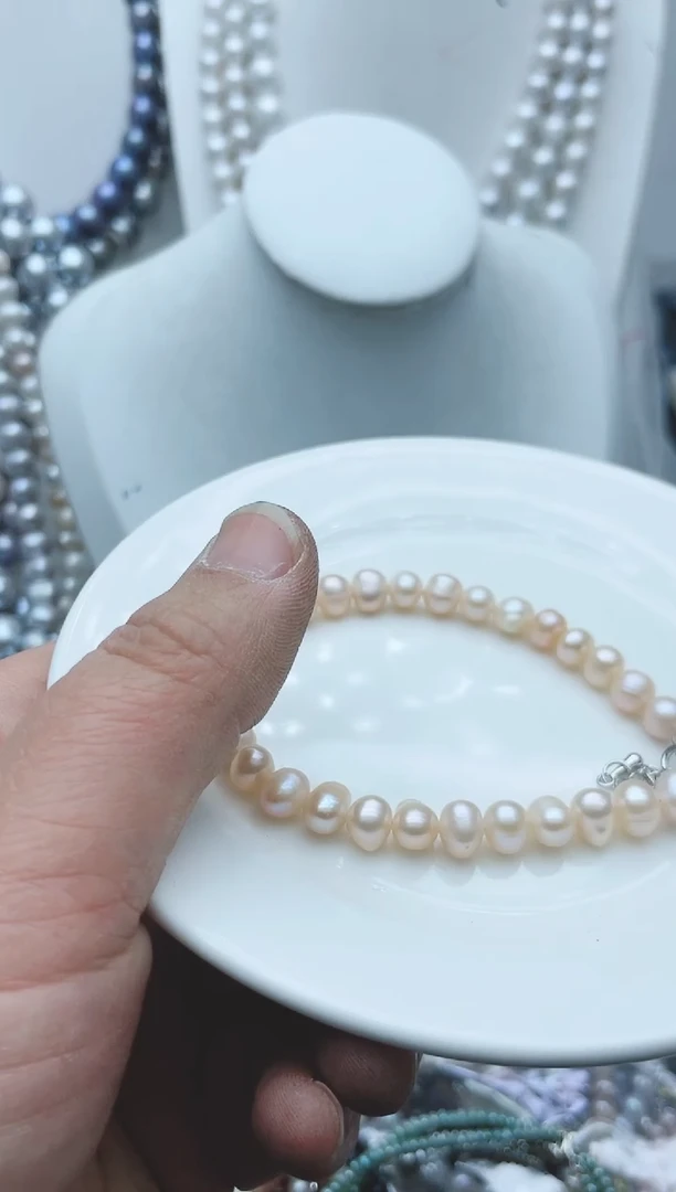 【闪购商品】淡水珍珠颈饰钛钢1