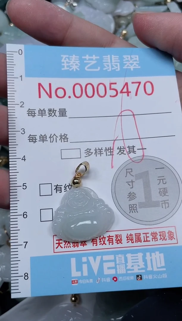 吊坠(不含链)未镶嵌翡翠5470