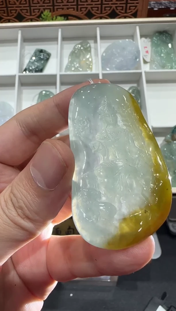 未镶嵌挂件翡翠A货翡翠多样性孤品