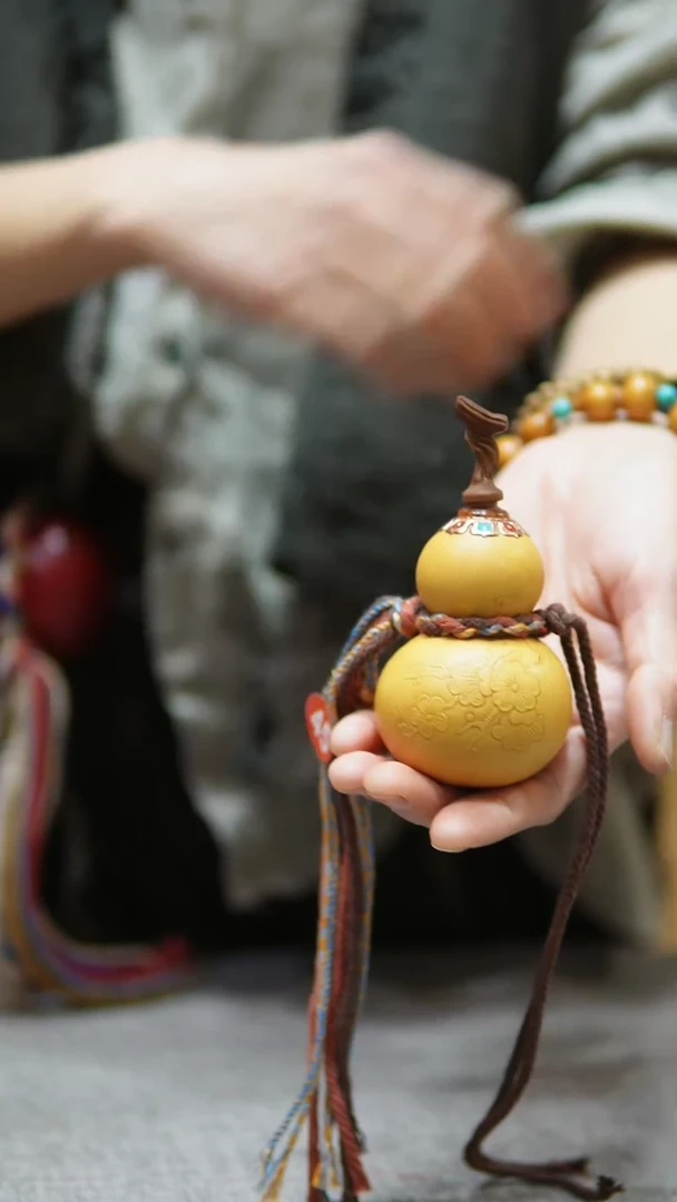 【闪购商品】45（福禄 ）天然葫芦（大漆款）