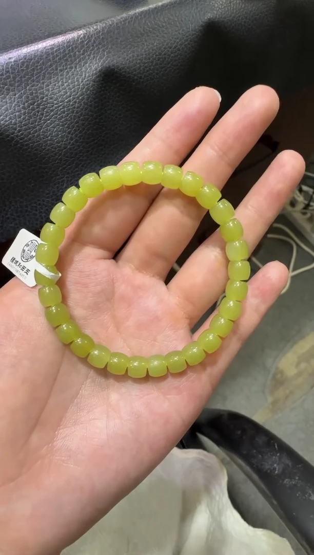 未镶嵌手串和田玉若羌黄口手串（产地直发）