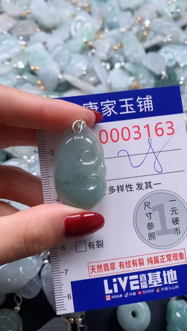 颈饰未镶嵌翡翠3163