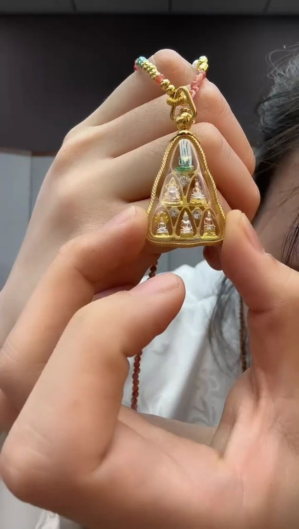 手链莹莹专属彩运六星牌唐卡