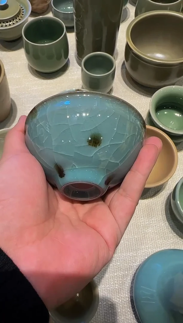 德炜龙窑柴烧茶盏