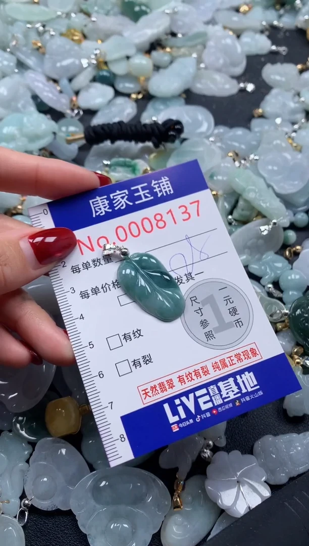 颈饰未镶嵌翡翠8137