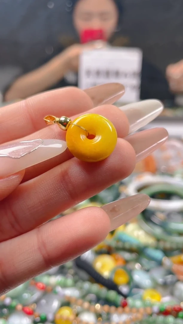 【闪购商品】翡翠颈饰未镶嵌/L/翡翠A货一图一物