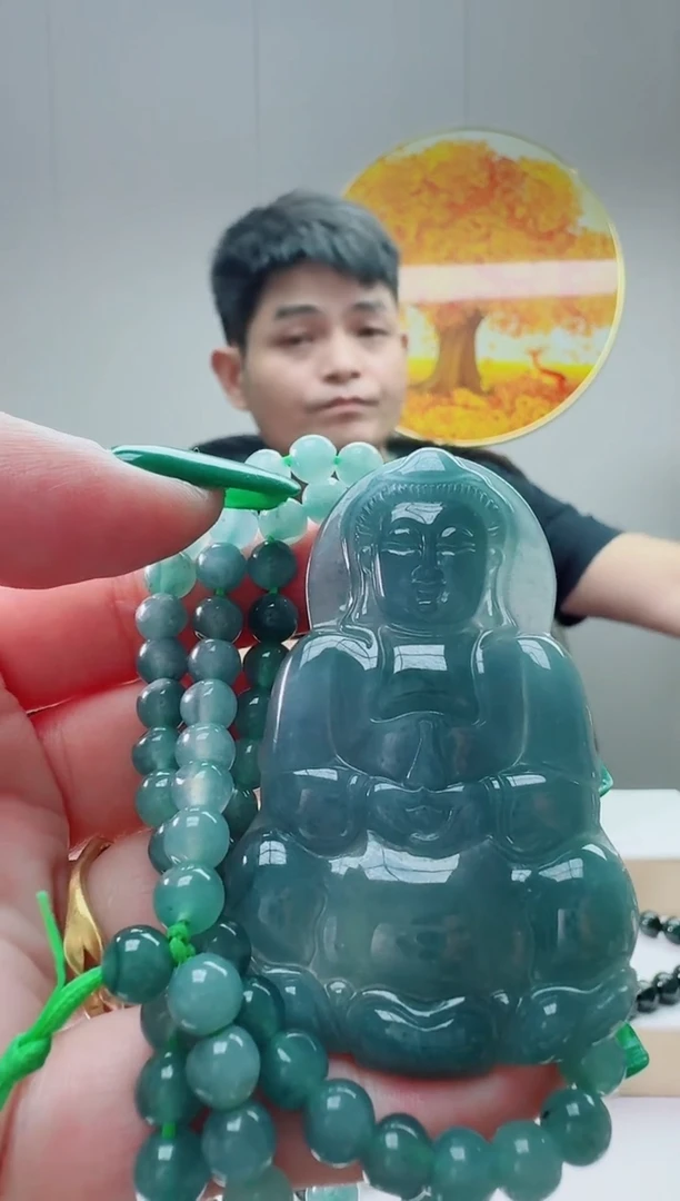 翡翠未镶嵌颈饰多样性随机发其一
