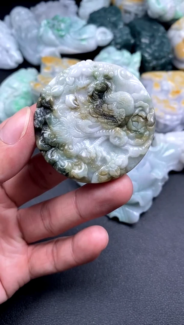 吊坠(不含链)未镶嵌翡翠1