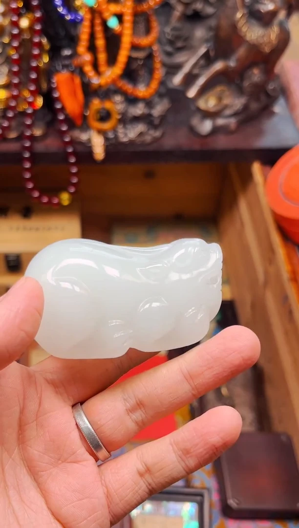 和田玉未镶嵌颈饰安哥专属精品链接F3G