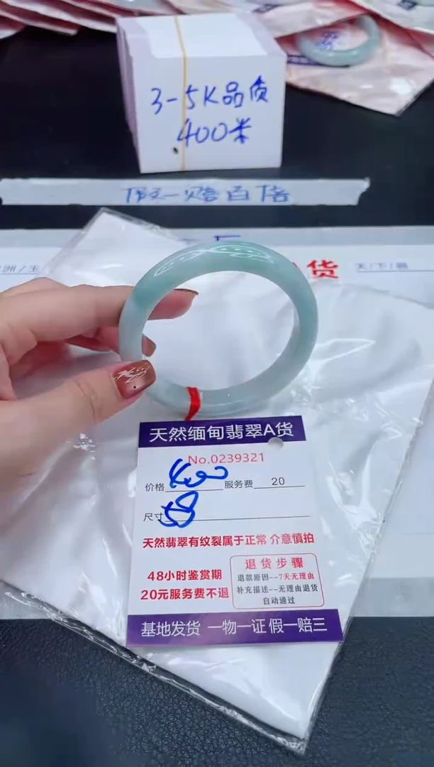 未镶嵌手镯翡翠400.00