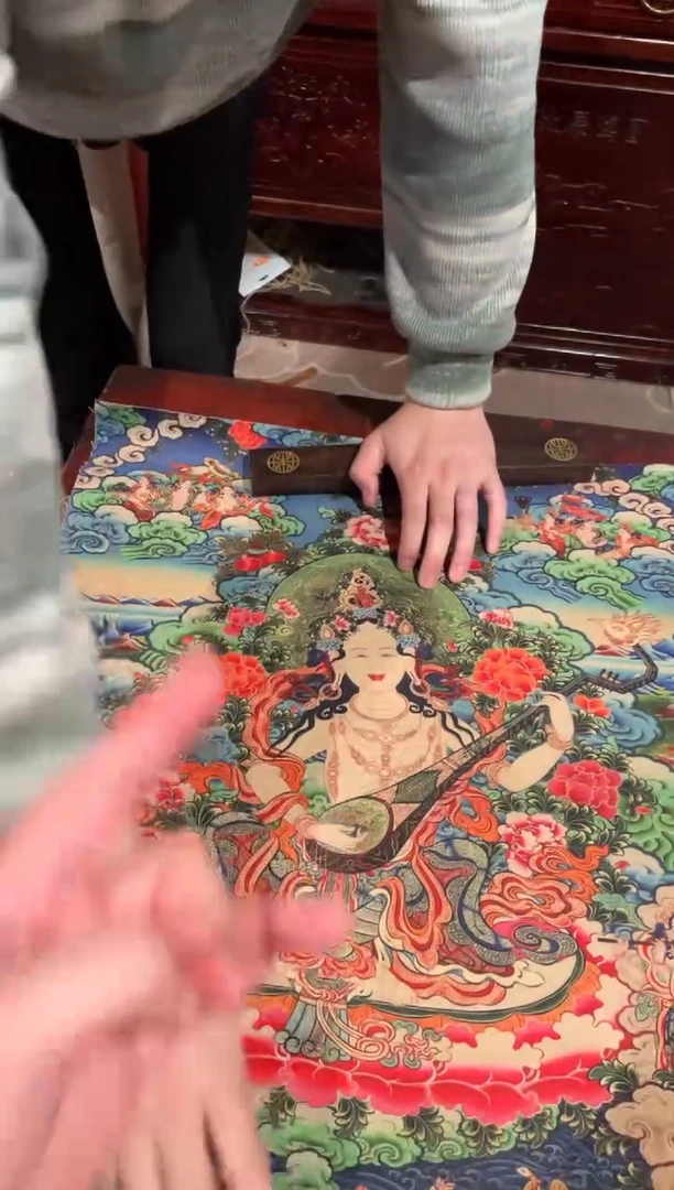 卷轴画手绘唐卡005