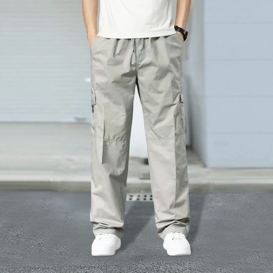 美式高端工装裤男士夏季宽松户外潮牌运动大码百搭多口袋休闲长裤