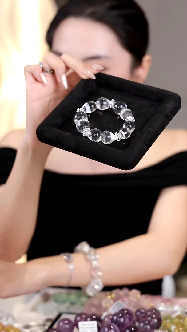 未镶嵌手链水晶天然水晶 多样性发其一