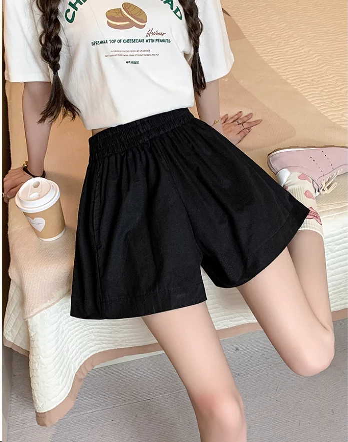 逗逗801到1000 默认瑕疵 休闲阔腿短裤女夏季