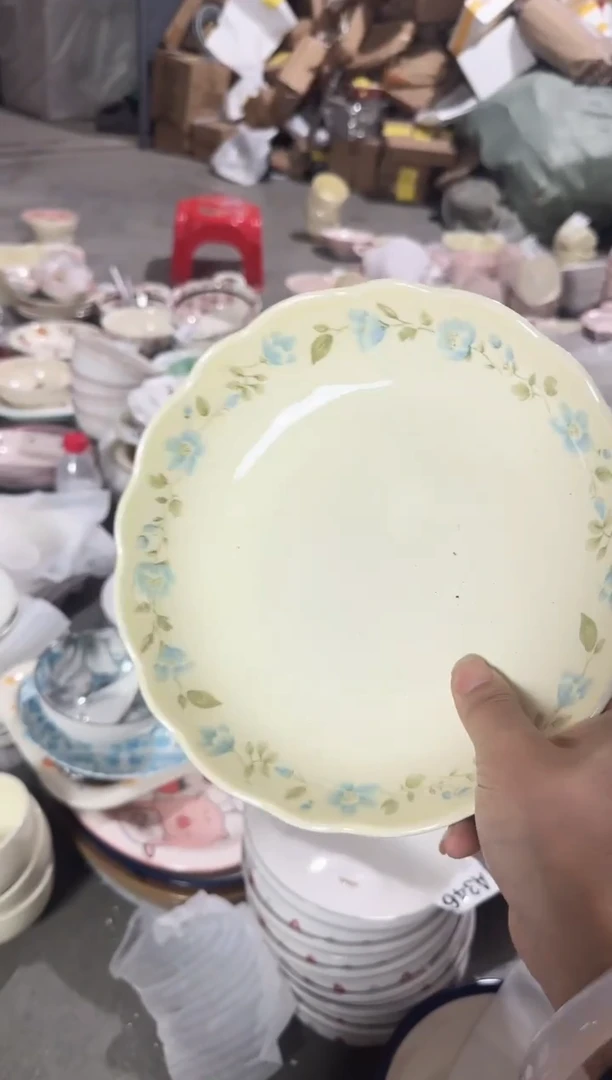 【8寸★2个】黑点针眼属正常陶瓷都有介意慎拍微瑕破损包赔