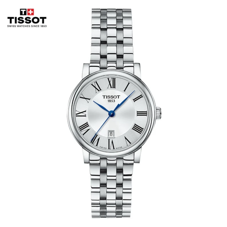 Tissot/天梭【小霜推荐】卡森臻我系列石英女表T122.210.11.033.00