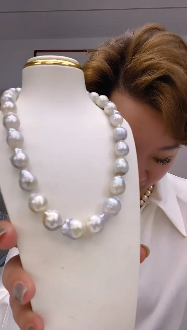 未镶嵌海水珍珠项链127 12-14mm