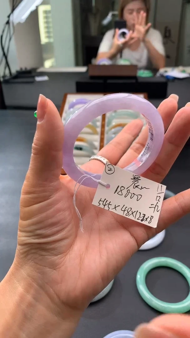 未镶嵌手镯翡翠晨*翡翠手镯 下单联系小耳机#2