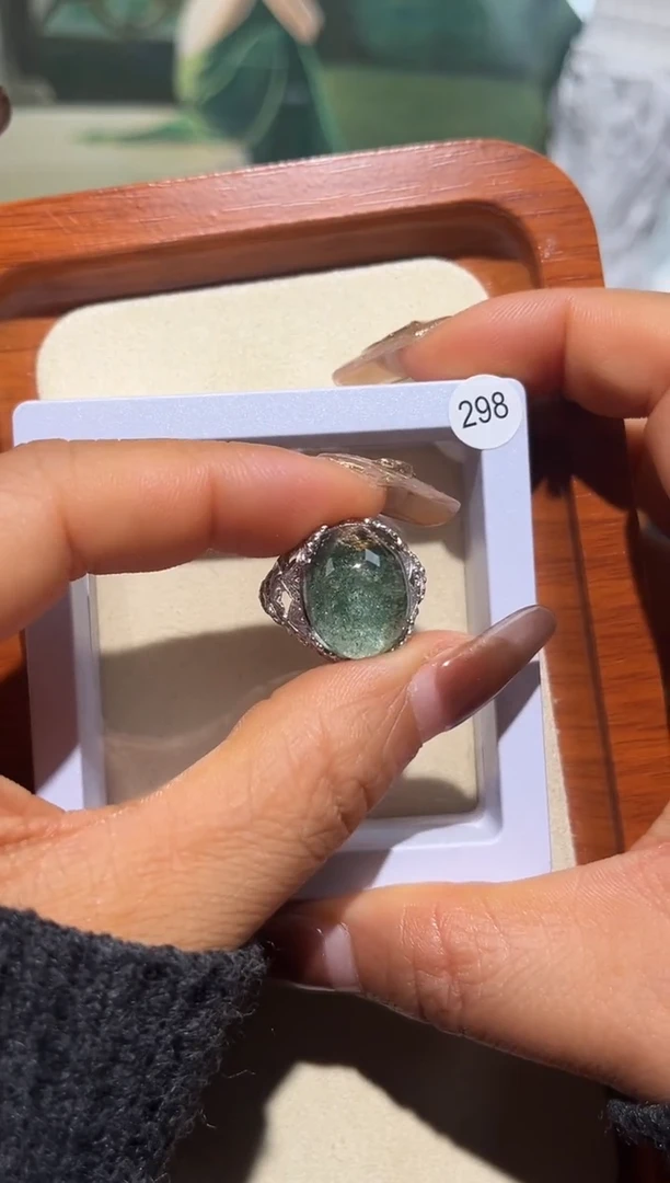 银S925镶嵌戒指水晶殇**✨定制