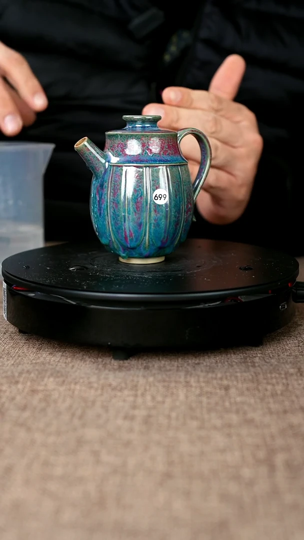 壶699#于大鹏一级品原矿钧瓷大乘壶