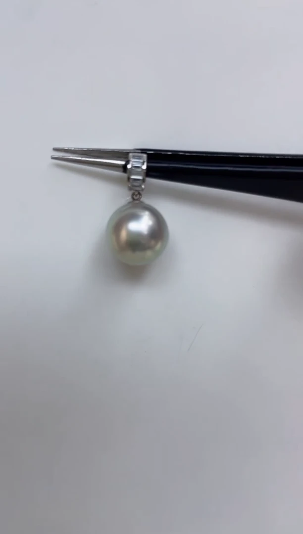 海水珍珠18K金镶嵌颈饰