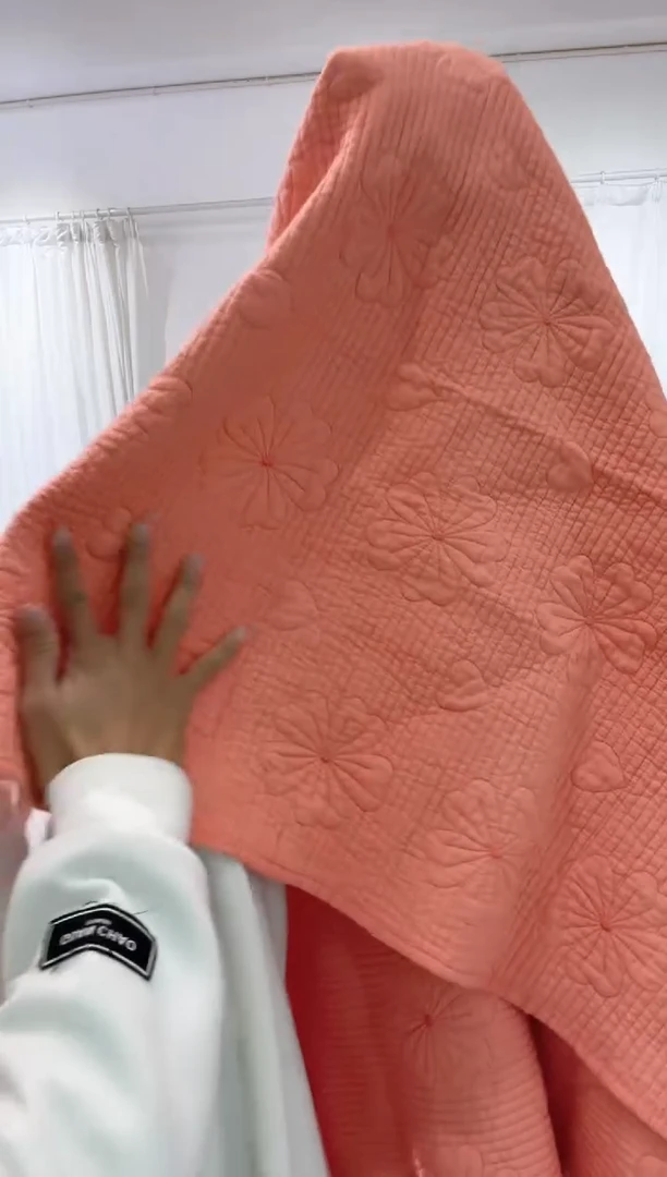 棉250*270纯棉床盖58号微瑕