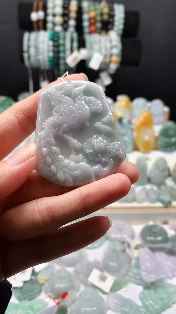 吊坠(不含链)未镶嵌翡翠93凤凰牌