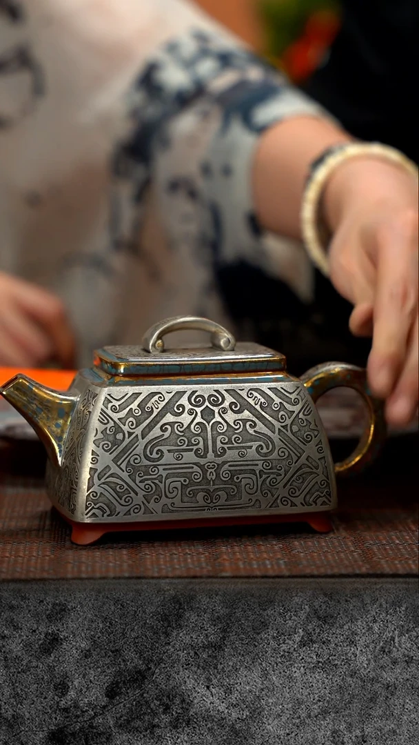 四方 紫砂紫砂 漆彩堂81