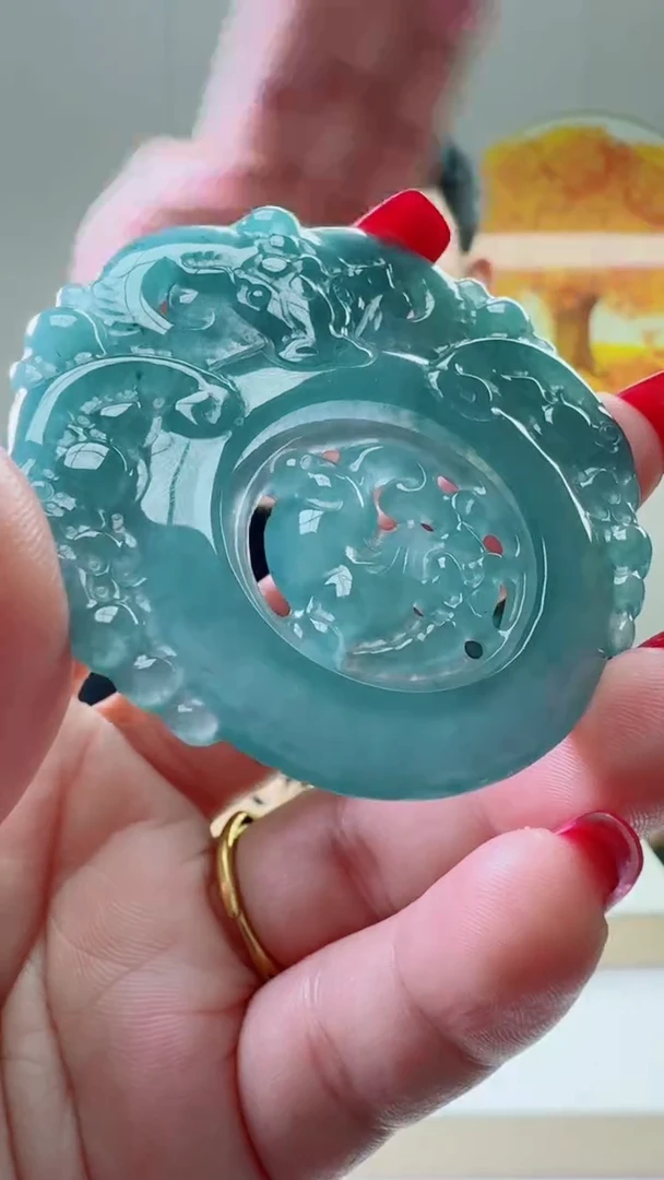 颈饰未镶嵌翡翠天然A货翡翠  多样性随机发其一