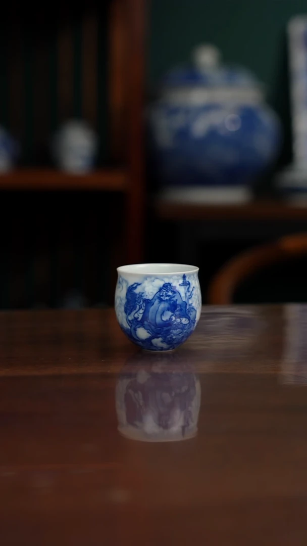 晓竹窑 钟馗镇宝图