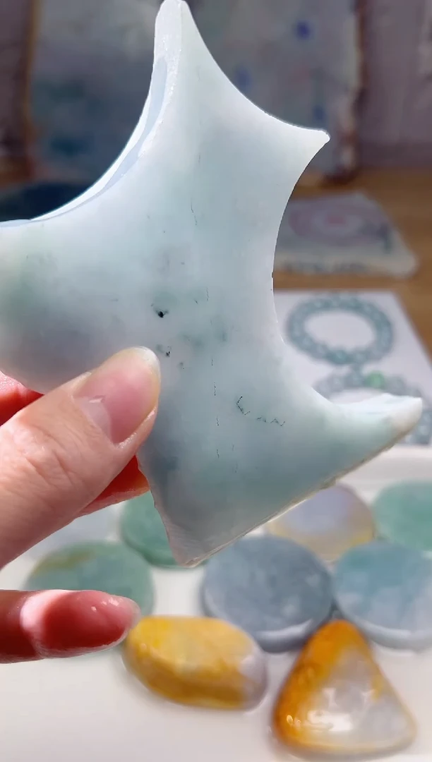 裸石翡翠天然翡翠A货石 南 094