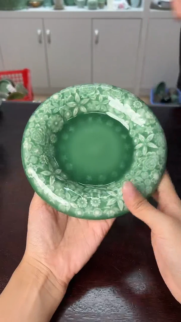 龙泉云间青瓷小米茶器