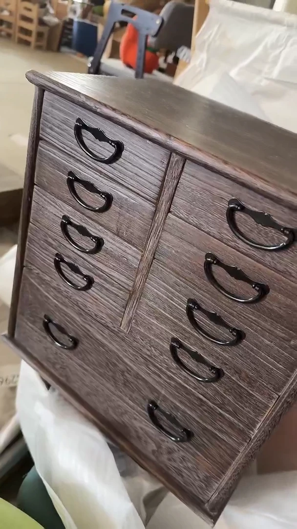 木（非红木类）多抽首饰盒