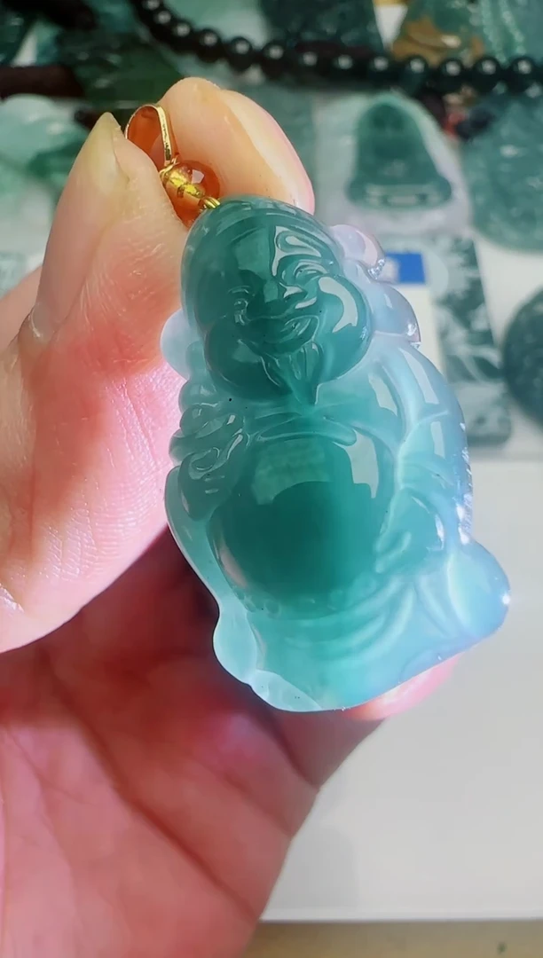 翡翠未镶嵌颈饰多样性随机发其一