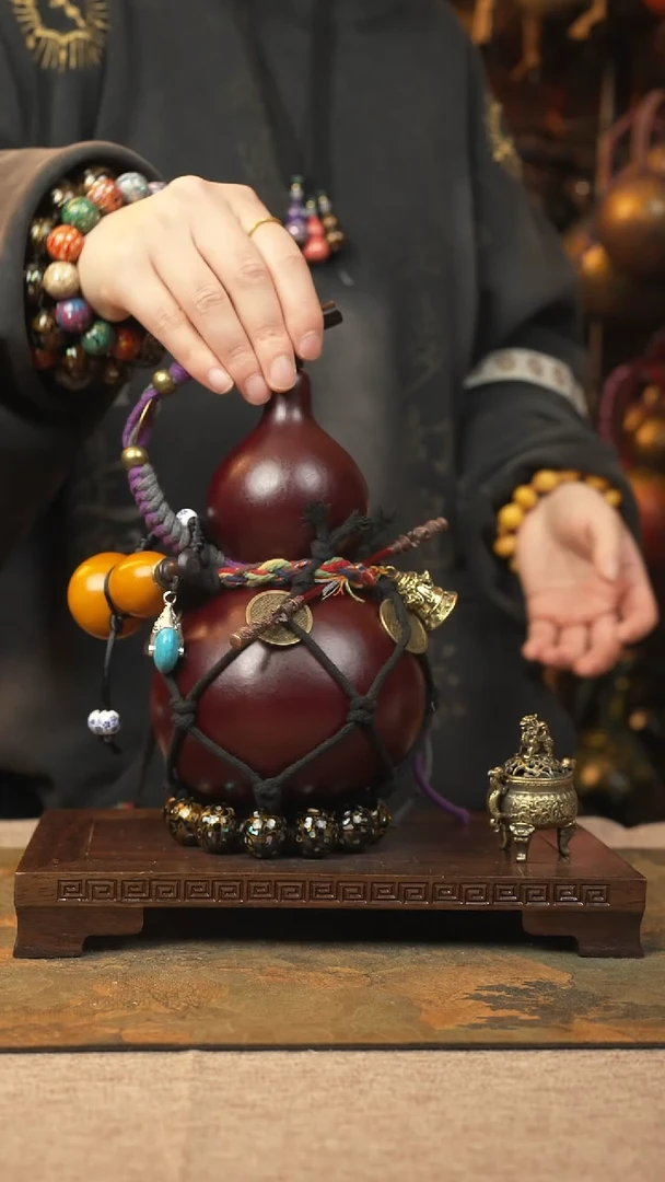 【闪购商品】105大漆葫芦一物一拍700ml