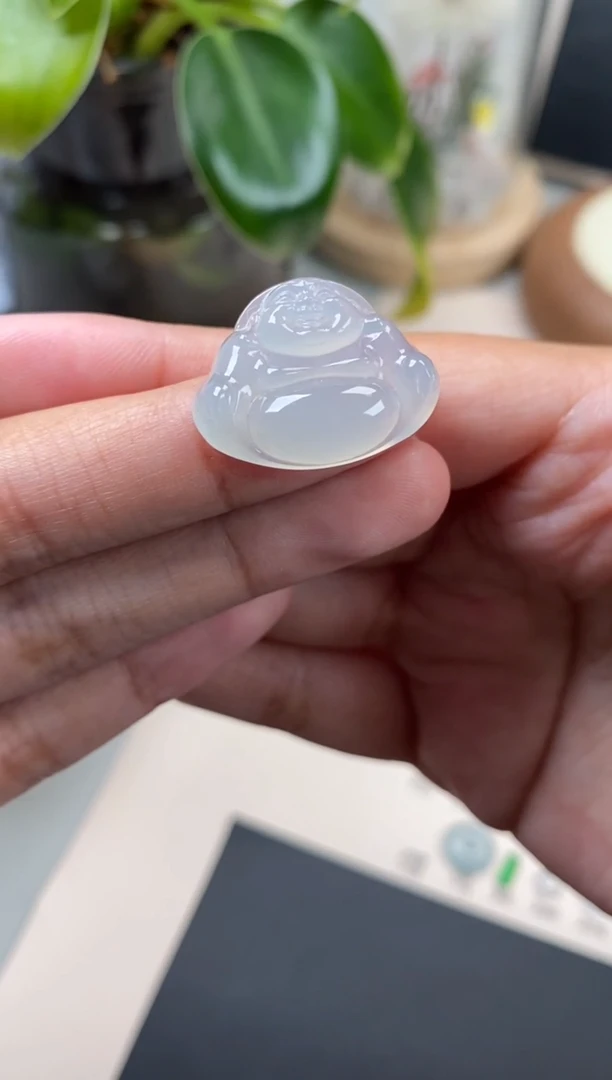 【闪购商品】翡翠颈饰未镶嵌翡翠冰胶佛公