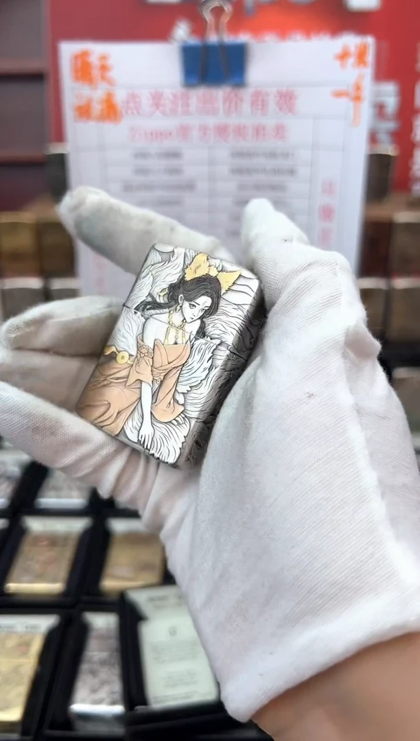 镜面盔甲熏银鎏金青丘九尾狐