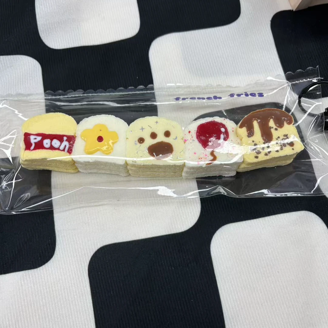 【手绘迷你吐司】纯手工制作食品级硅胶，下单请阅读须知