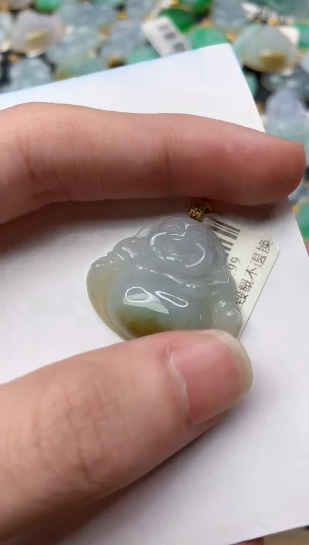 【闪购商品】翡翠颈饰18K金镶嵌2.........