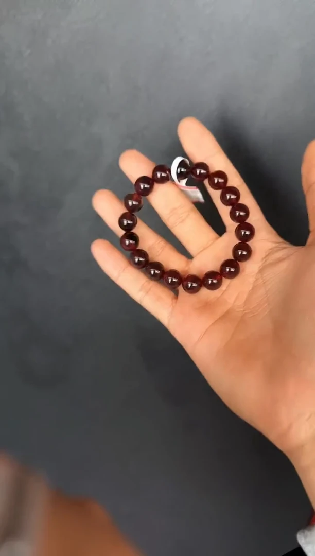 手串琥珀未镶嵌*63缅甸琥珀紫罗兰手串10mm