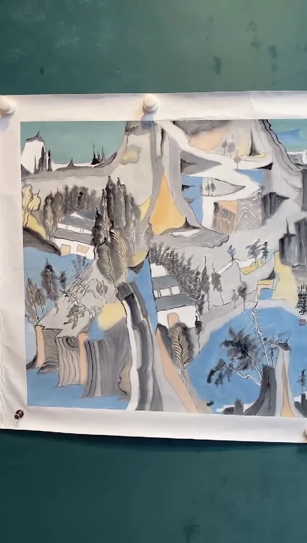 国画赵小芳老师作品山水福利